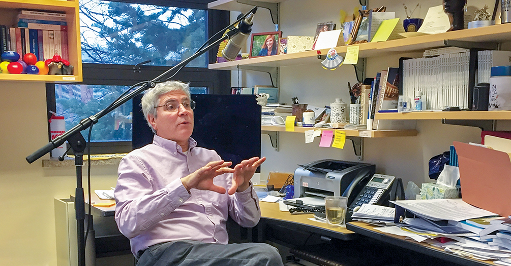 Zimmerman in office, University of Michigan School of Public Health