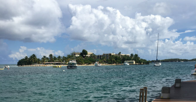 USVI view from dock