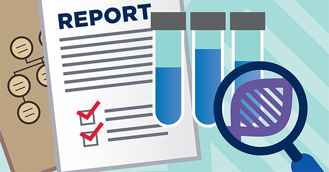 Illustration of DNA Report