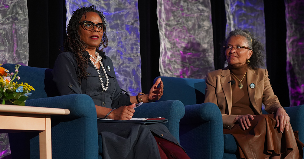 Chandra Ford, left, and Camara Phyllis Jones