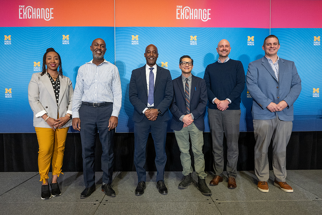 From left: Daphne Watkins, Enrique Neblett, Dean F. DuBois Bowman, Sari Reisner, Justin Colacino and Eli Savit 