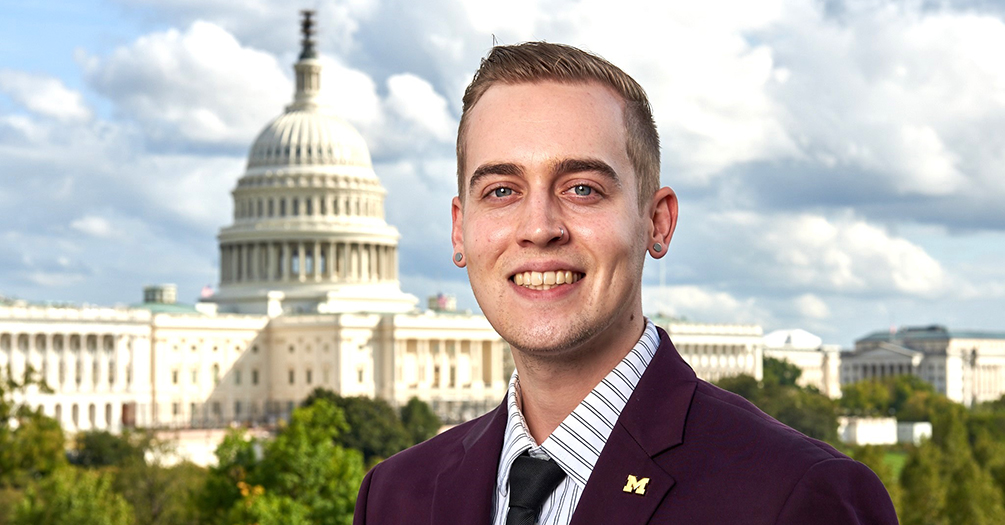 Jonathan Amos with US Capitol in the background